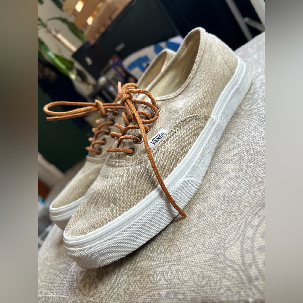 Authentic Vans - textured/twill
